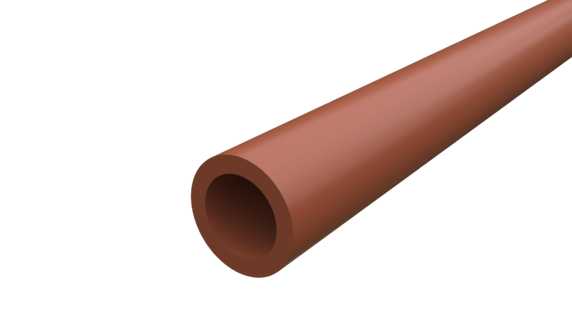 Melbye - FIBERRØR 8/10 MM BRUN