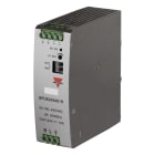 Carlo Gavazzi - Strømforsyning 230VAC/24VDC 240W/10A m/Rele. For DIN-skinne montasje og skrutilkobling.