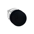 Schneider Electric - Sopptrykknapphode i metall med Ø30 mm sopp i sort farge med trykk/vri funksjon