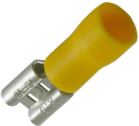 Melbye - Isolert flatstifthylse 4-6 6,35x0,8 GF-F608