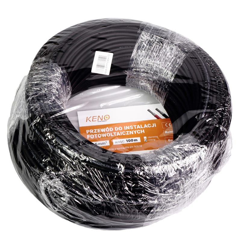 Keno Energy AS - Solcelle kabel KENO 6 mm2 / s 6MM_CZARNY_100