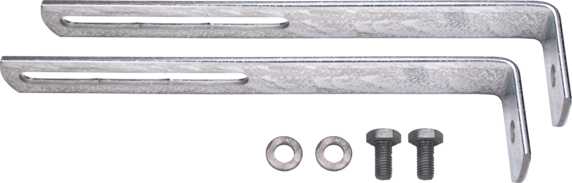 Melbye - Brakettsett f veggfeste (avst.5-15,5 cm)