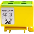 Melbye - Universalklemme, MGG 2xAl/Cu 1,5-50mm² (Gul/gr)