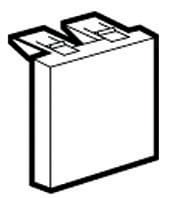 Legrand - Blindlokk, 2-Modul