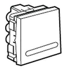 Legrand - Mosaic 1 veis imp. bryter. 6A-250V 2mod.