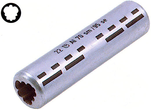 Pfisterer - Al skjøtehylse 240-300, sektorformet