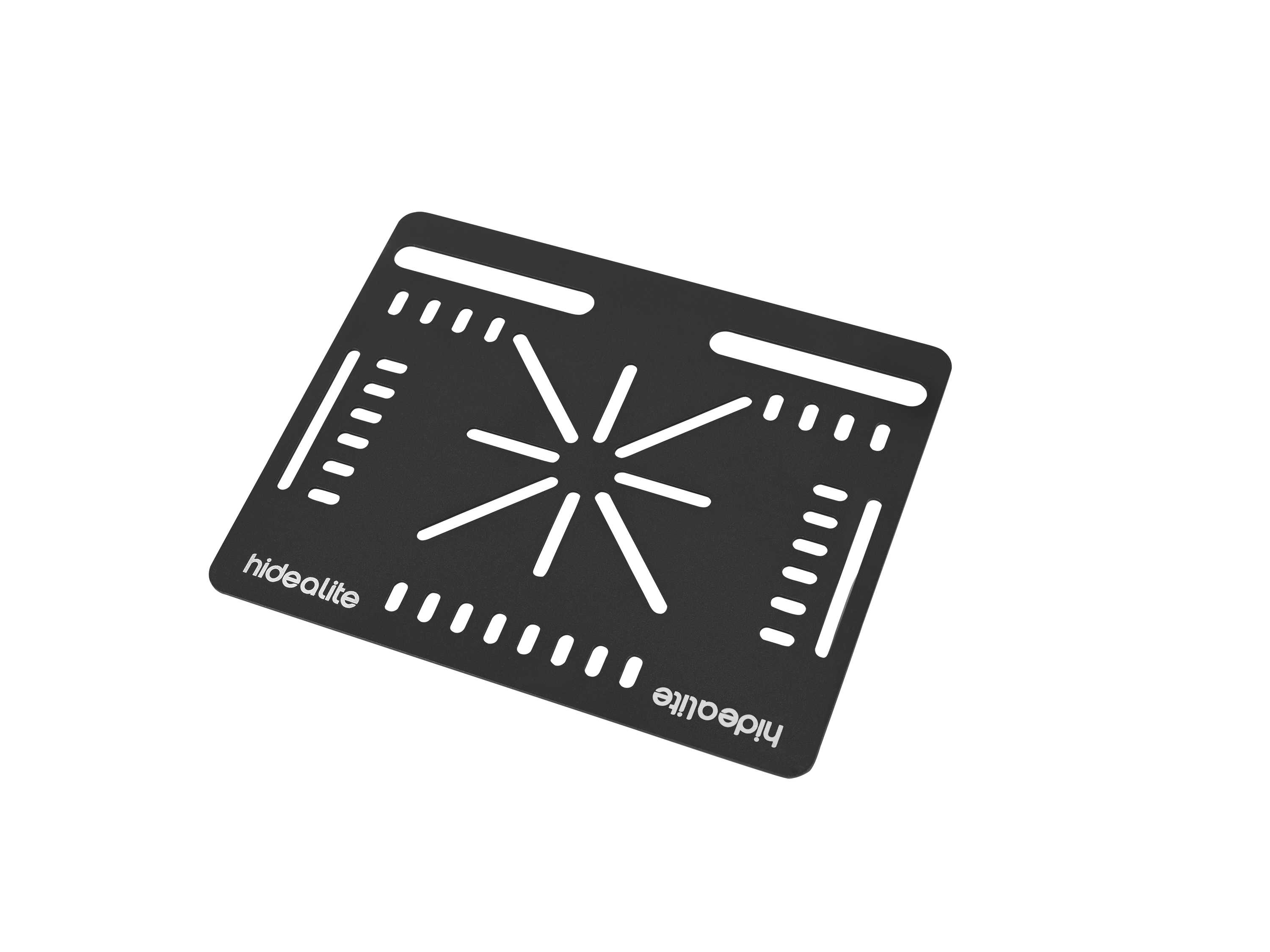Hide-a-lite - Koblingsboksplate Svart