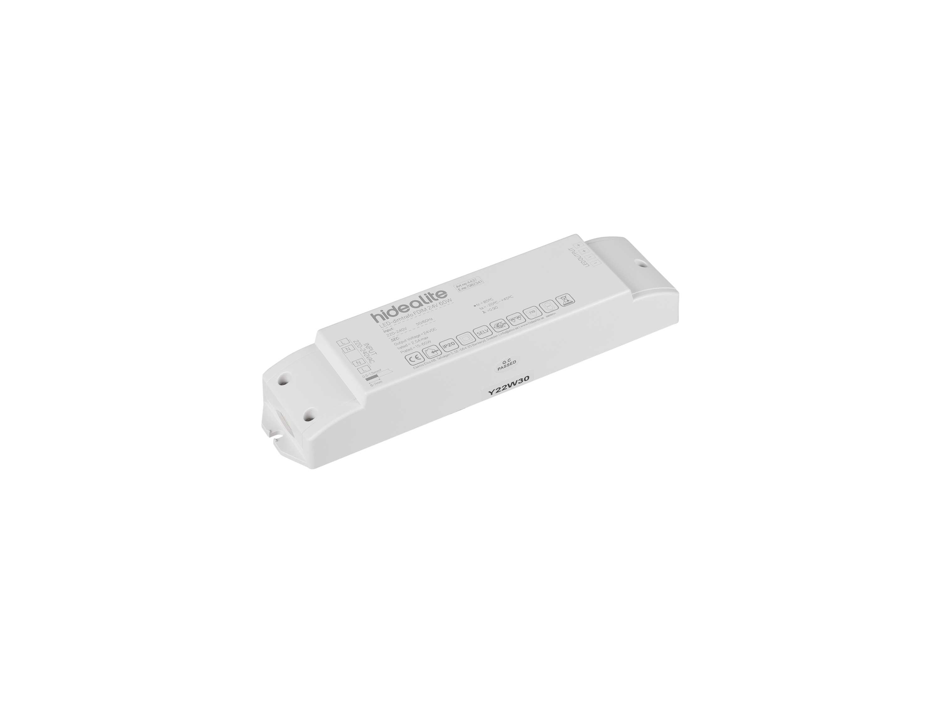 Hide-a-lite - LED-dimtrafo FDIM 24V 60W