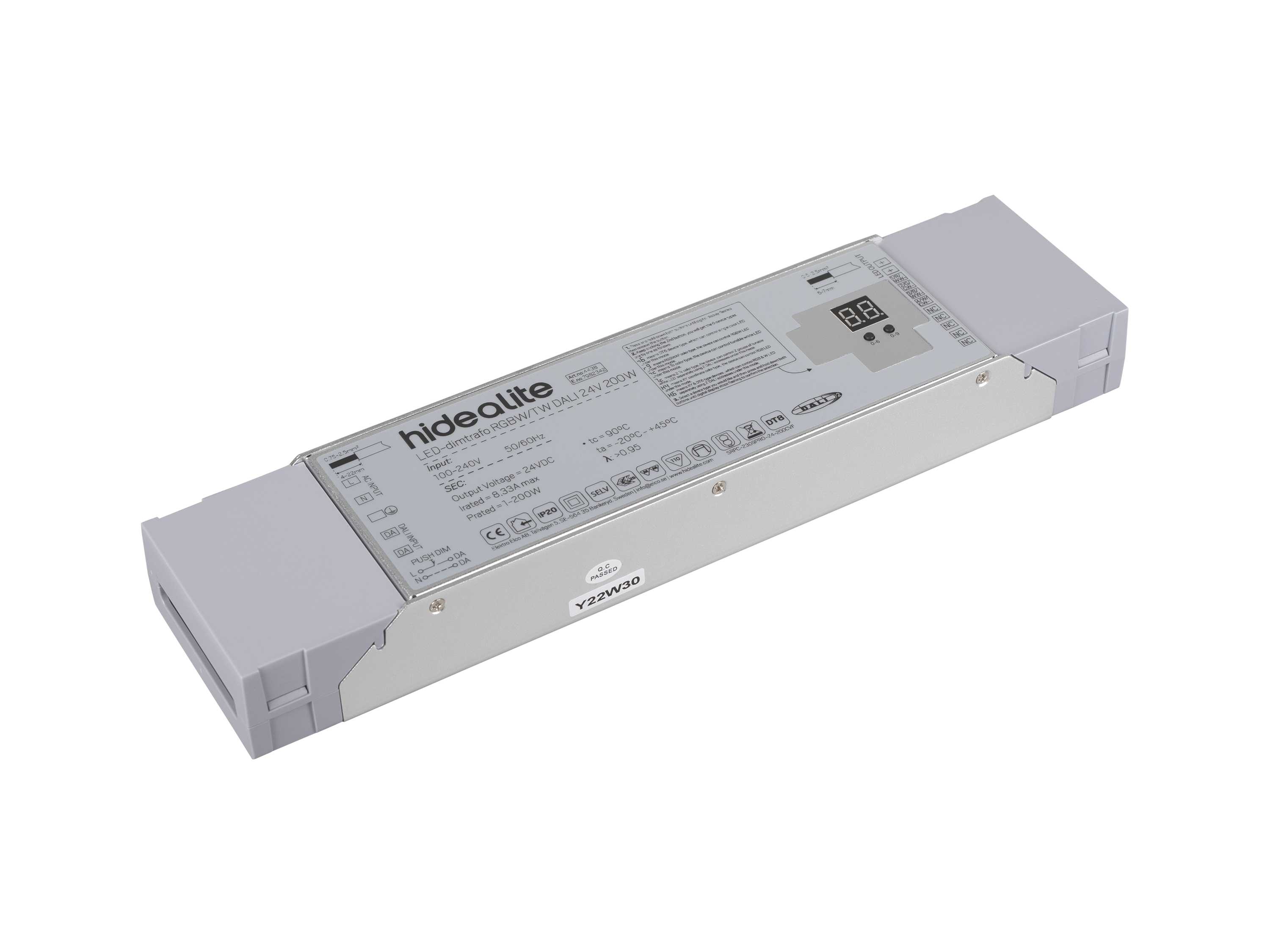Hide-a-lite - LED-dimtrafo RGBW/TW DALI 24V 200W