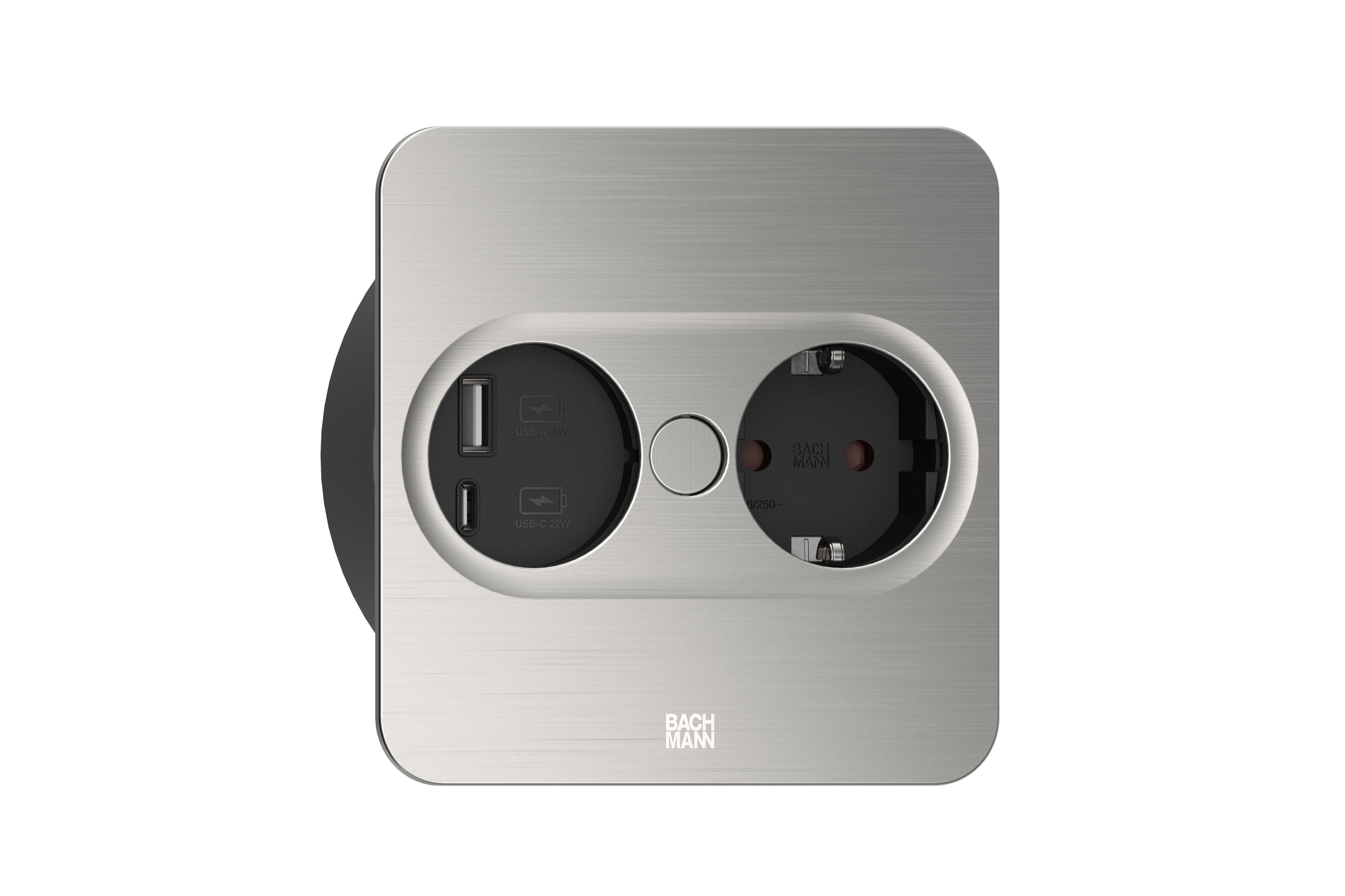 Bachmann GmbH - TWIST 2 1xCEE7/3 1xUSB A/C 22