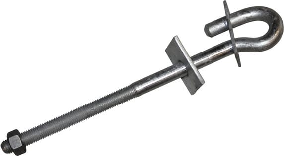 Melbye - Øyebolt m/låseskive 16x250mm