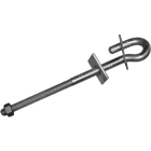 Melbye - Øyebolt m/låseskive 16x250mm
