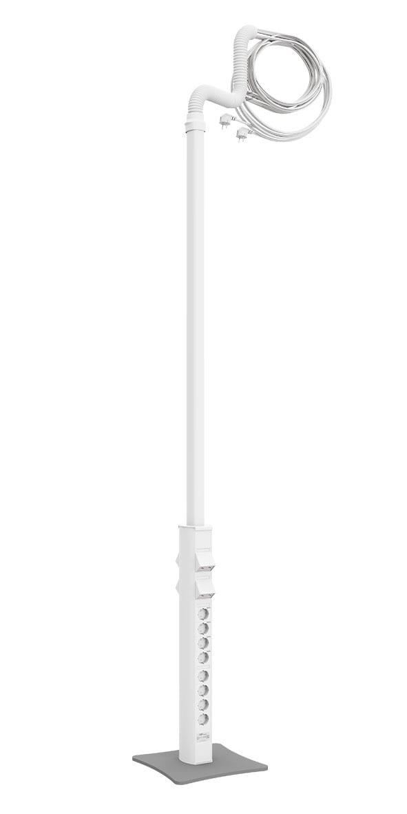 MP Bolagen - Grenstav MP-Duo 2100mm Hvit MP-U602V