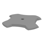 MP Bolagen - Designfot 1 hull Grå MP-U038G