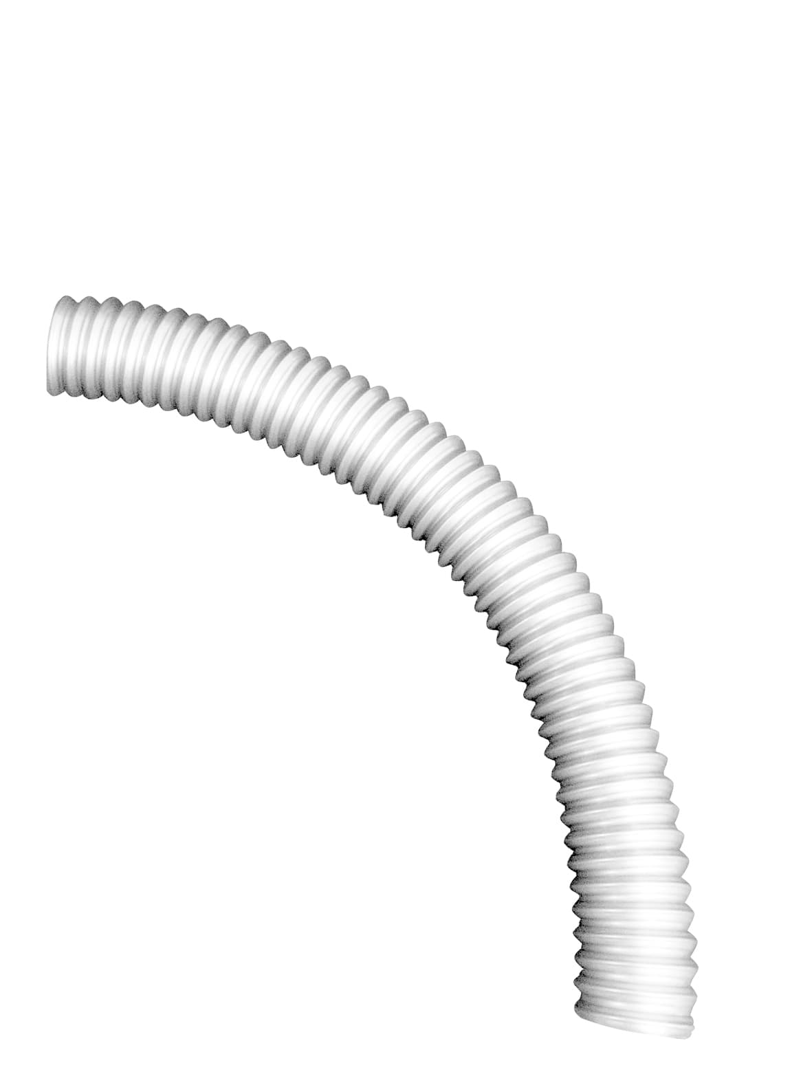 MP Bolagen - Fleksibel slange Ø60 2m Hvit MP-U071V