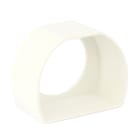 MP Bolagen - Endelokk Flex for slange Hvit MP-U074V