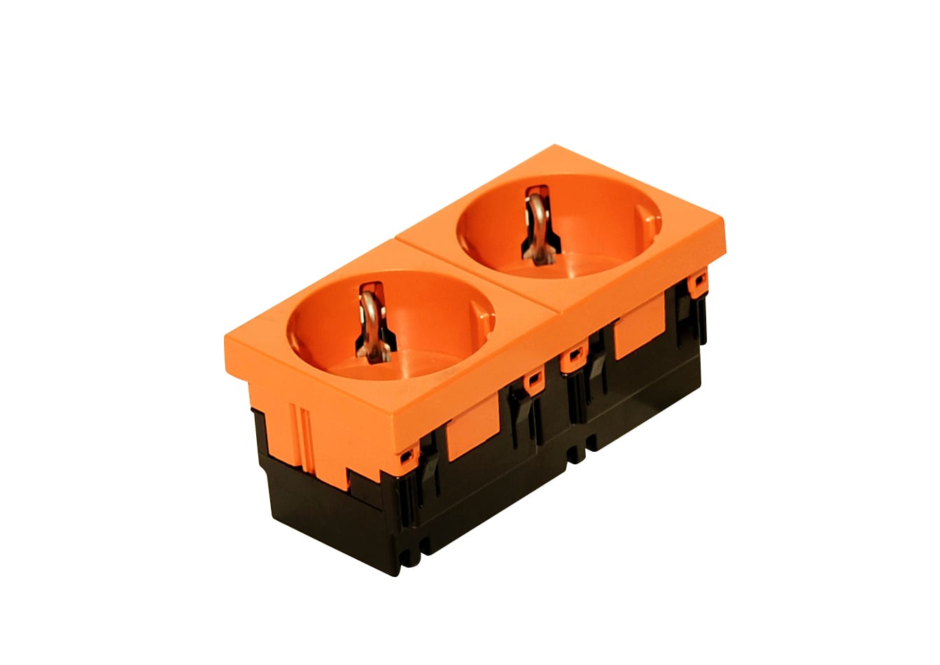 MP Bolagen - 230V dobbel f/gulvboks Orange  UST45-O 2