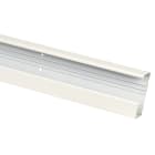MP Bolagen - Veggkanal 135x65mm 3m Al/Hvit TB1310-3