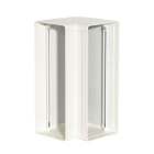 MP Bolagen - Hjørne for 65x135mm Al/Hvit TBC135-3