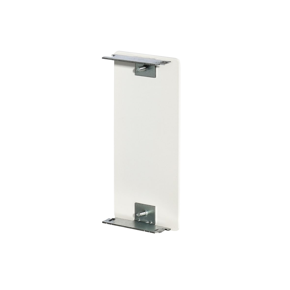 MP Bolagen - Endestykke 135x65mm Al/Hvit TBP135-3
