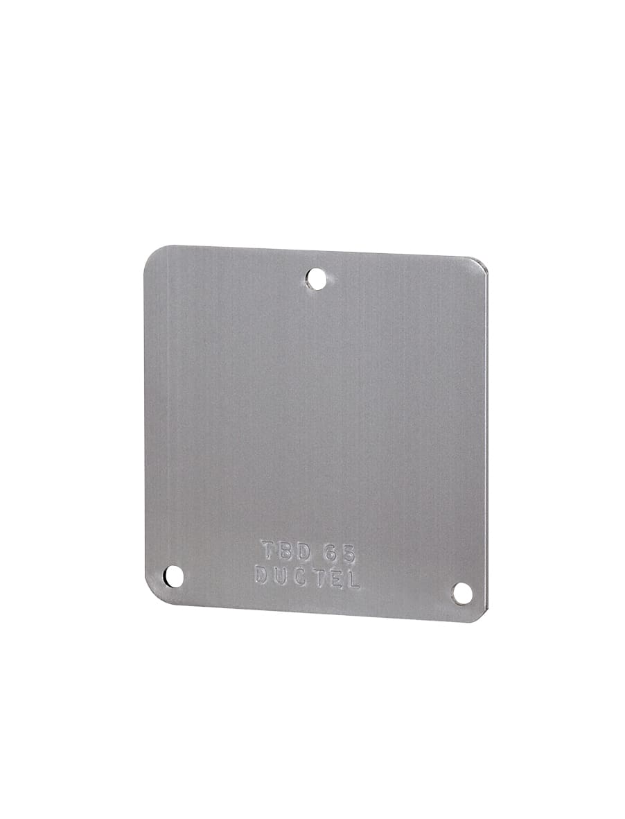 Elis Elektro AS - Endestykke 65x65mm Al/Natur TBD65-1