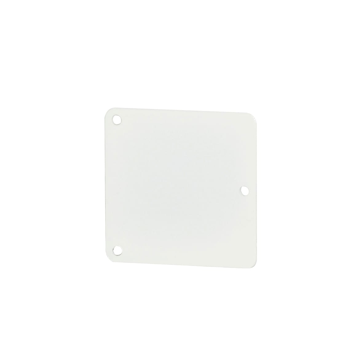 Elis Elektro AS - Endestykke 65x65mm Al/Hvit TBD65-3