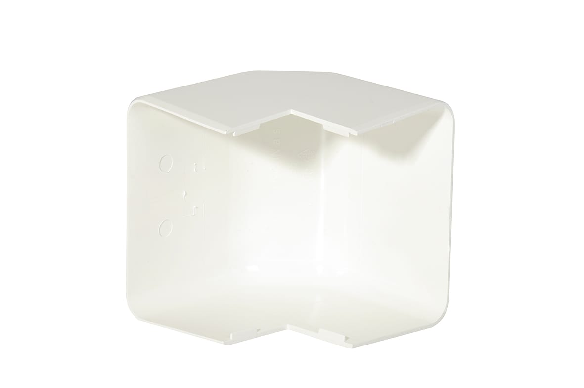 Elis Elektro AS - Utgått Ytterhjørne 100mm PVC/Hvit EKE100OC-3