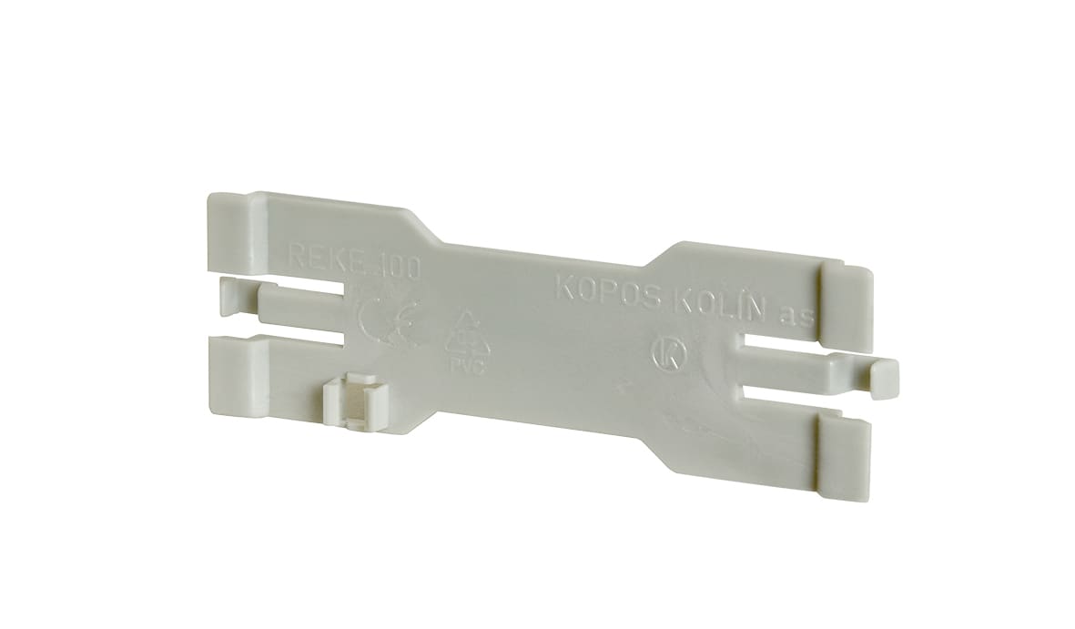 Elis Elektro AS - Utgått Kabelholder 100mm PVC/Hvit REKE100