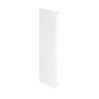 MP Bolagen - Endestykke 130mm PVC/Hvit PKE135-3