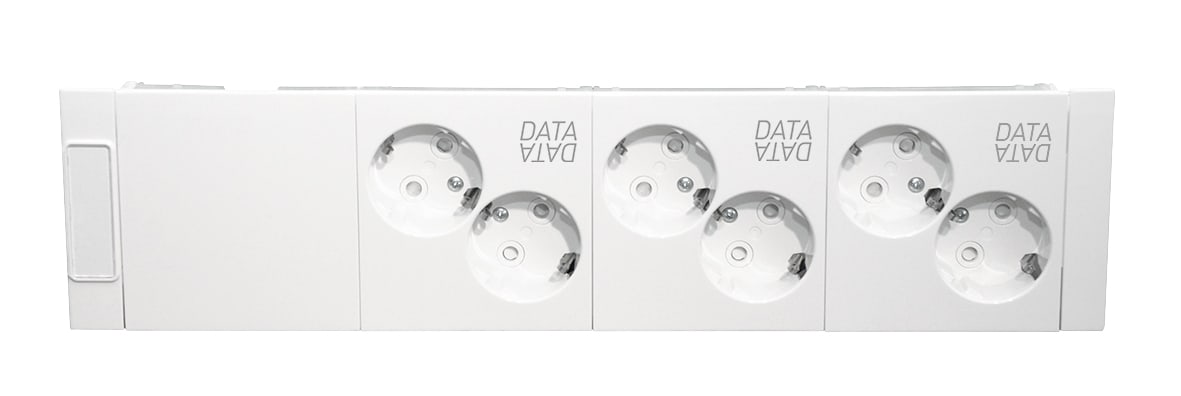 MP Bolagen - Uttakssett 6-veis DATA Hvit AUD13-214D