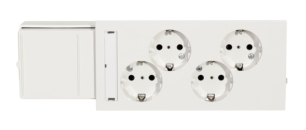 MP Bolagen - Uttaksset 4E-3 Hvit Duct-4E-3