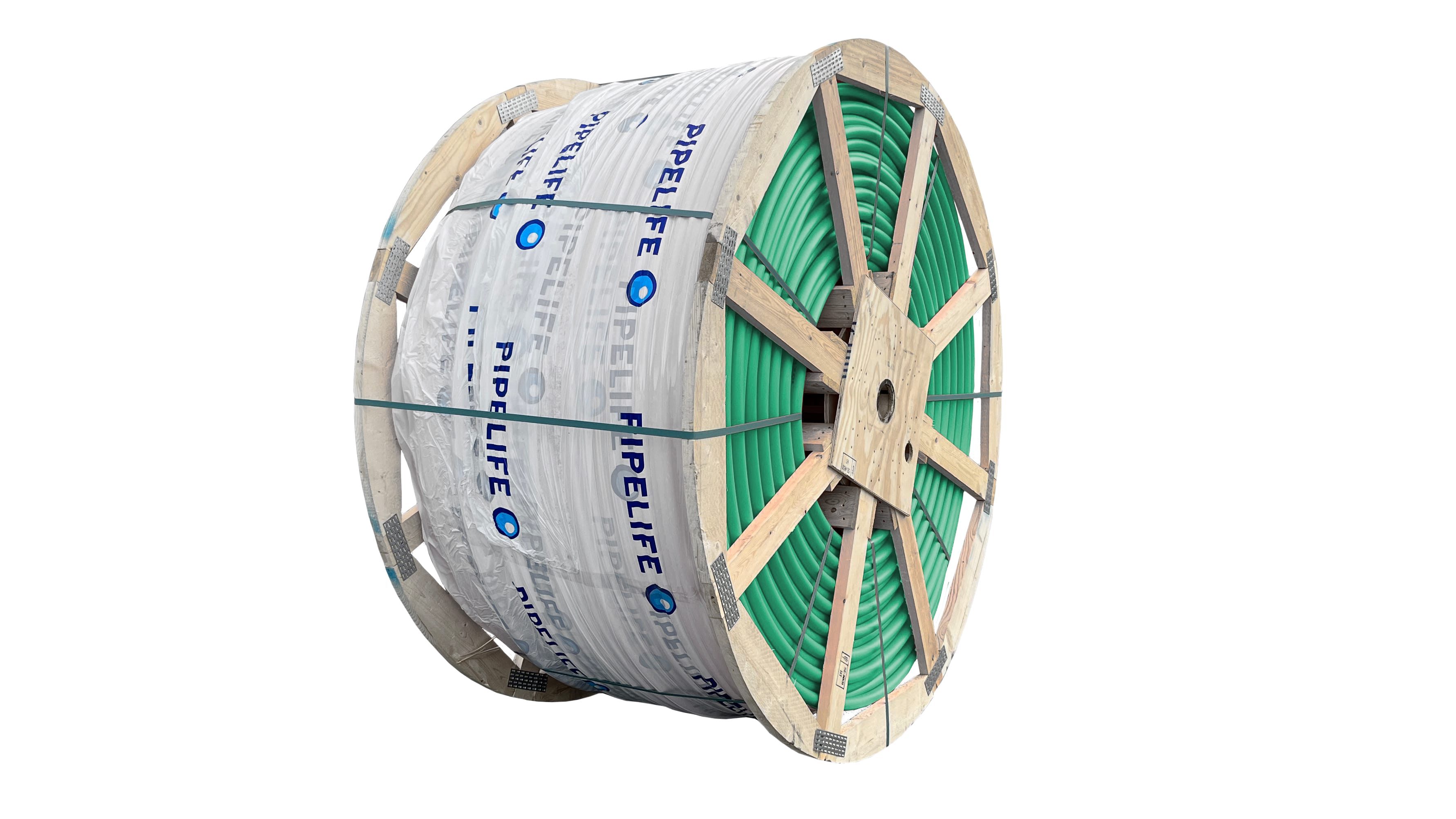 Pipelife - 1x40-2000 PE DL rør SN64 på trommel grønn
