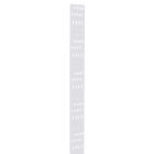 MP Bolagen - Montasjerenne 100mm Hvit L=2m MP-823V