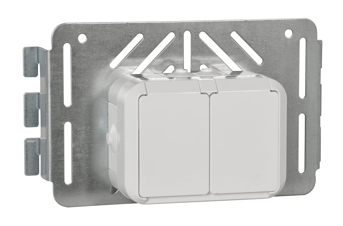 MP Bolagen - Festeplate m/koblingsboks IP44 MP-739SG