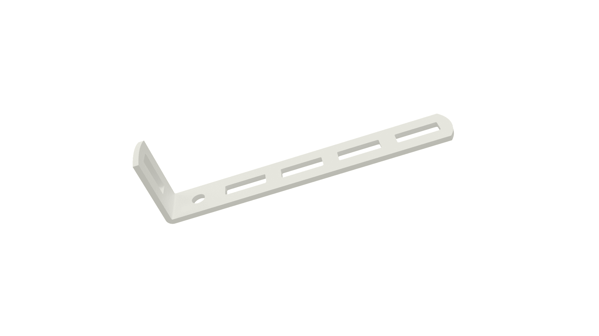 MP Bolagen - Vinkelfeste 51x200mm Hvit MP-901V