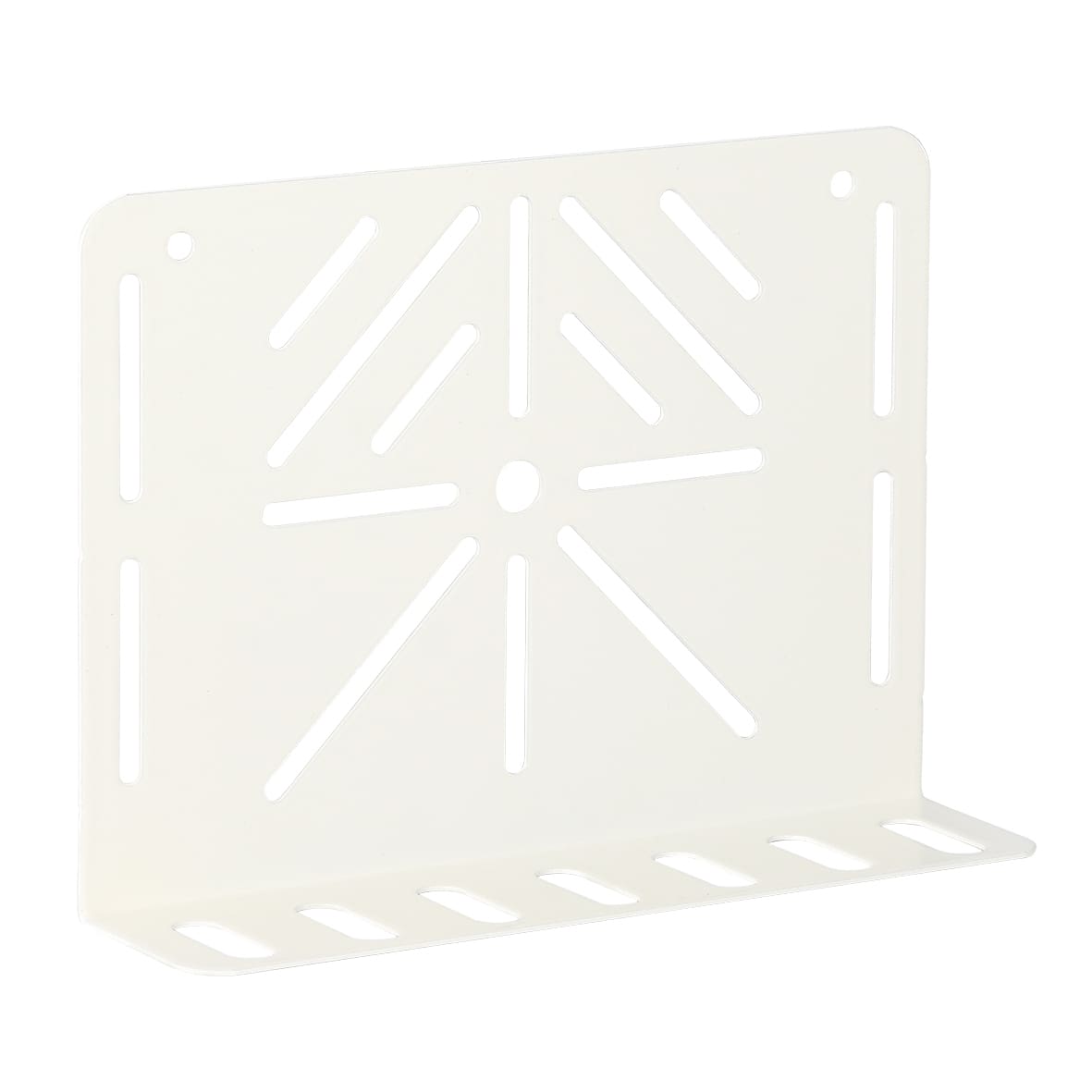 MP Bolagen - Festeplate vinkel m/hull Hvit MP-299V