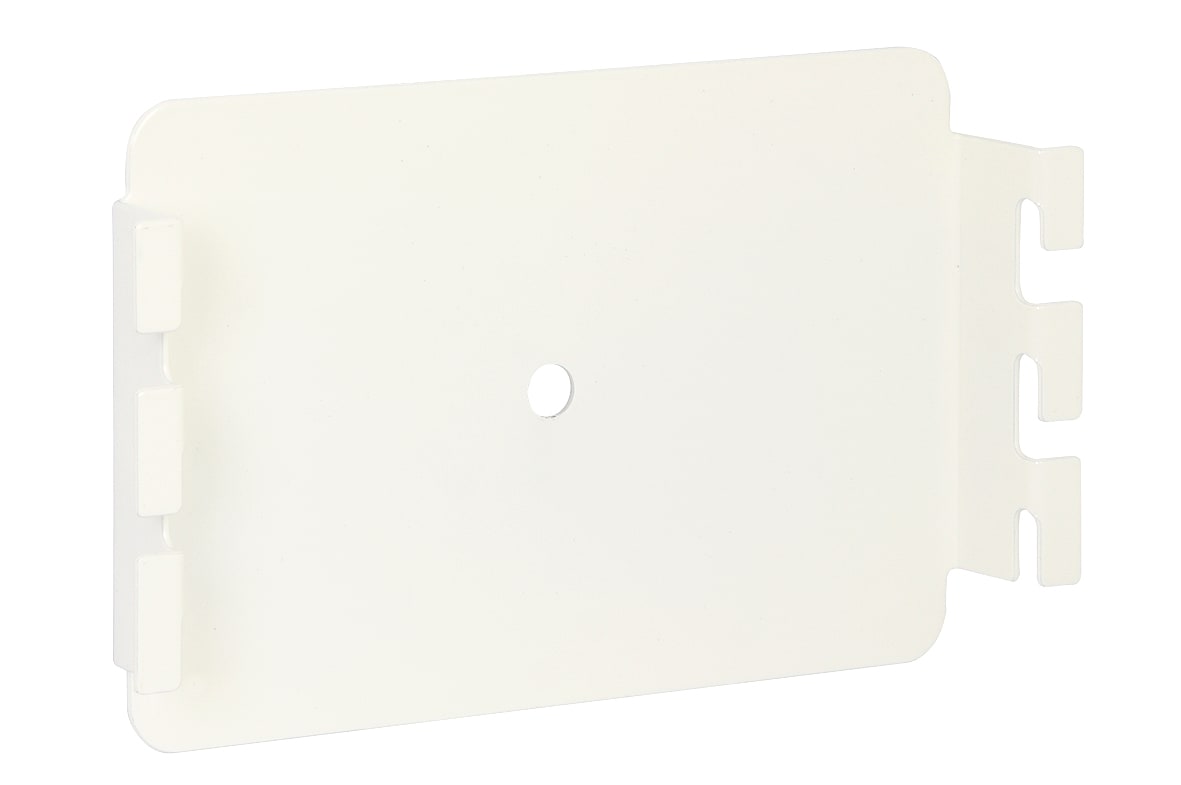 MP Bolagen - Festeplate gitterb u/hull Hvit MP-738V