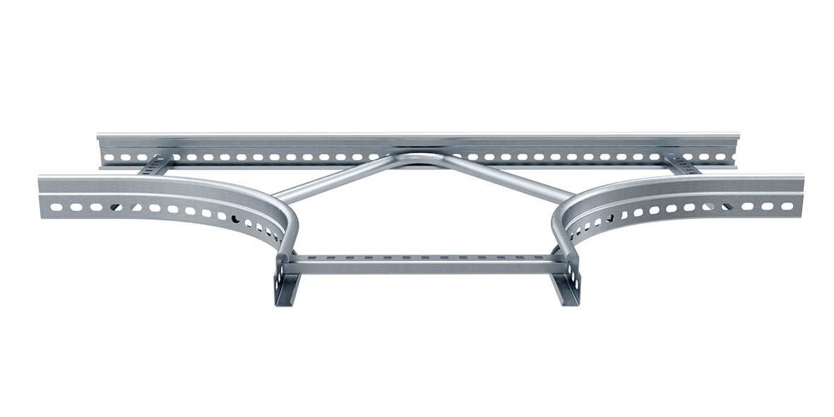 MP Bolagen - T-Avgrening 300mm Hvit MP-133V