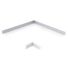 MP Bolagen - L-Avgrening 500mm bane Hvit MP-477V