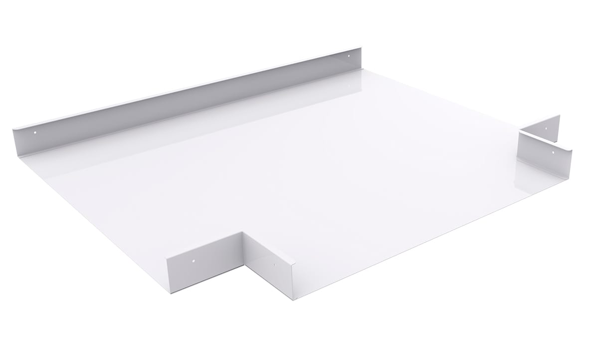 MP Bolagen - T-Avgrening 500mm bane Hvit MP-478V