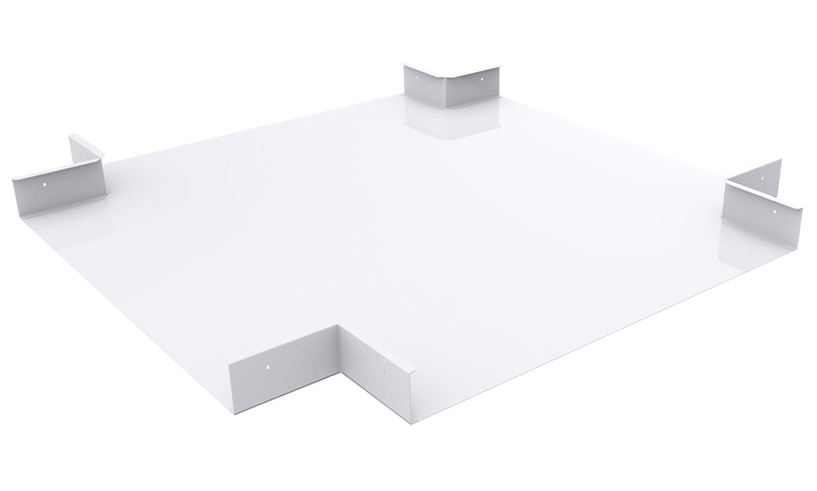 MP Bolagen - X-Avgrening 500mm bane Hvit MP-479V