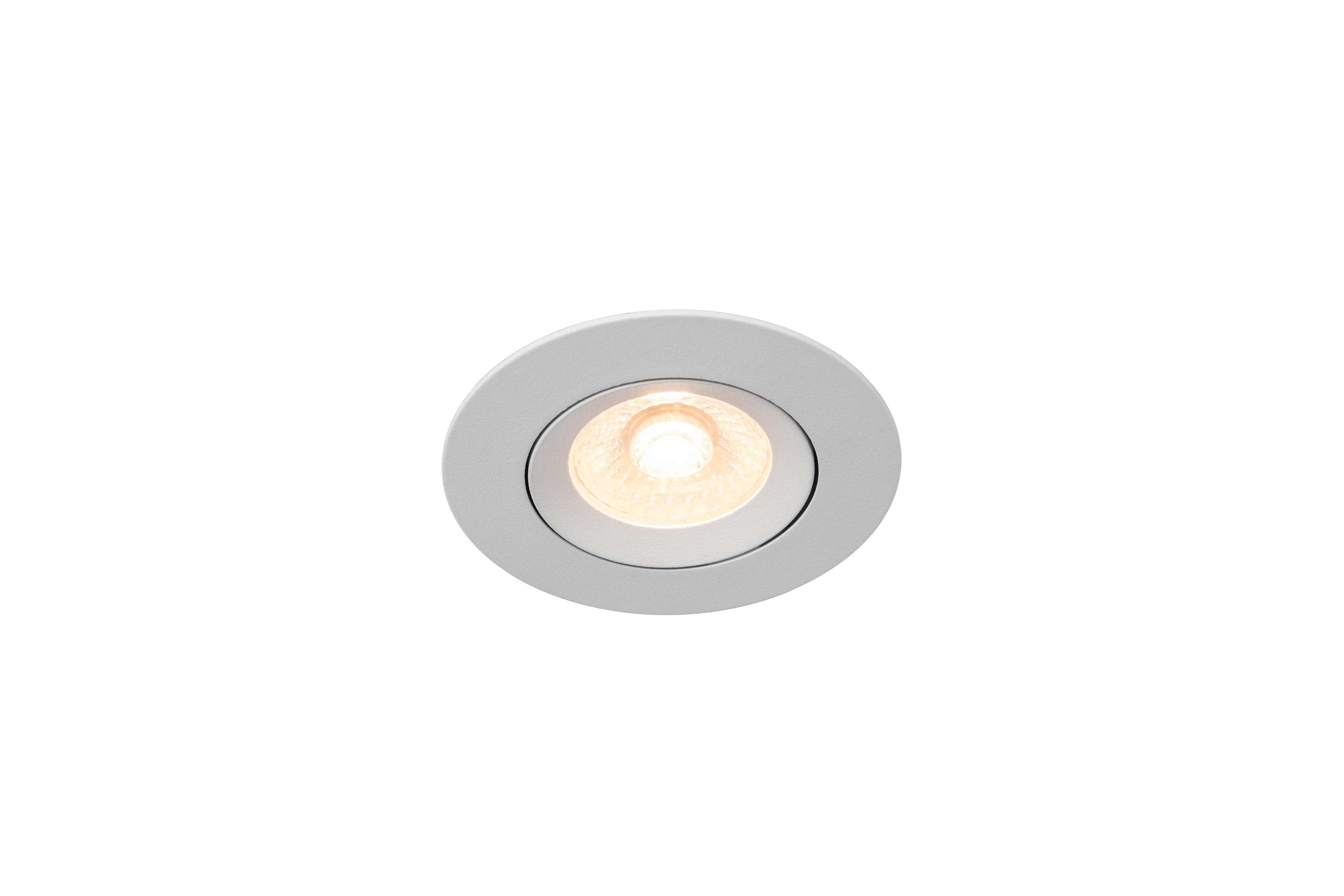 Aneta Lighting - PITCH D2W HVIT TILT 8W LED DOWNLIGHT CRI>95 1800 - 3000K