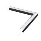 SG Armaturen - STRIPLINE PROFIL UTENPÅLIGGENDE HJØRNESTYKKE SORT IN/OUT