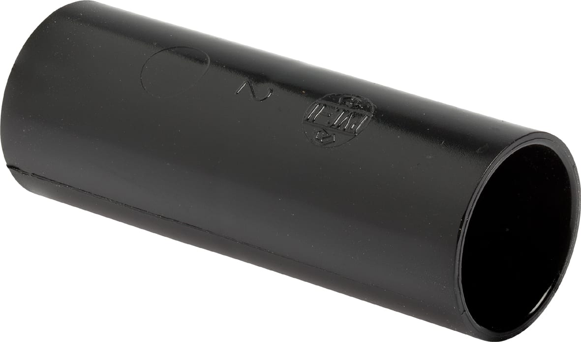 Pipelife - 32mm skjøtemuffe, UV stabilisert svart