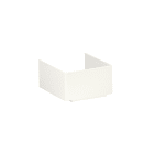 MP Bolagen - Endelokk 75mm Hvit MP-512V