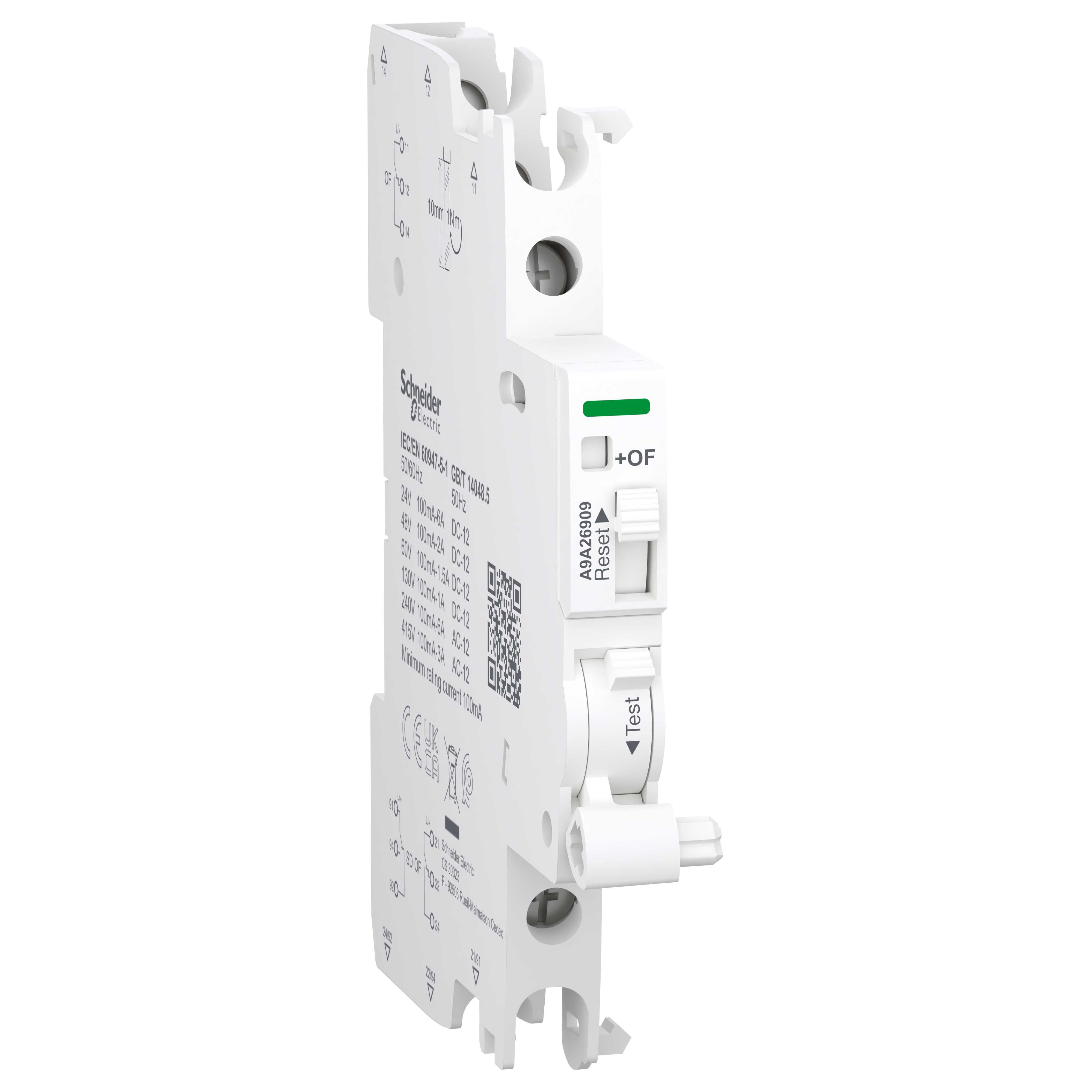 Schneider Electric - A9 iSD+OF 2OC 100mA hjelpekon