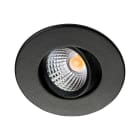 SG Armaturen - NANO TILT IN/OUT SORT 4W LED 3000K 36D, 240lm, Ra>90, SDCM:2, Klasse III, IP65, L70/B50>, 50.000