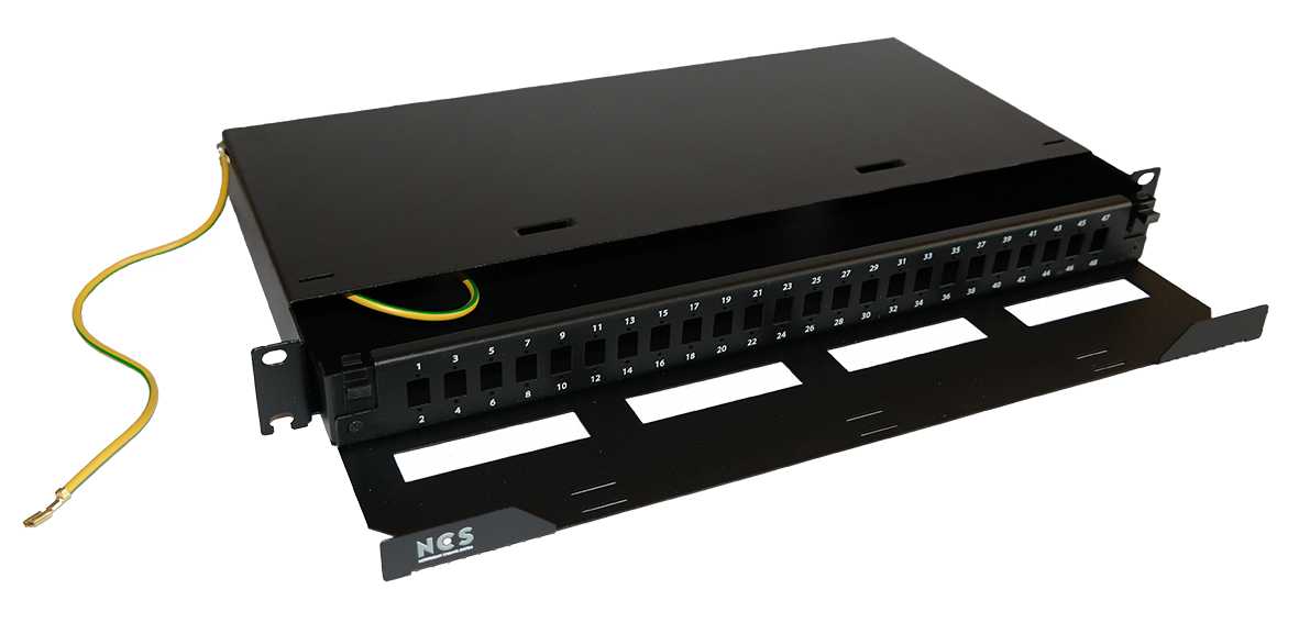 LANSE 3-PLAY - FIBERSKUFF 16xLC-D SORT 1U
