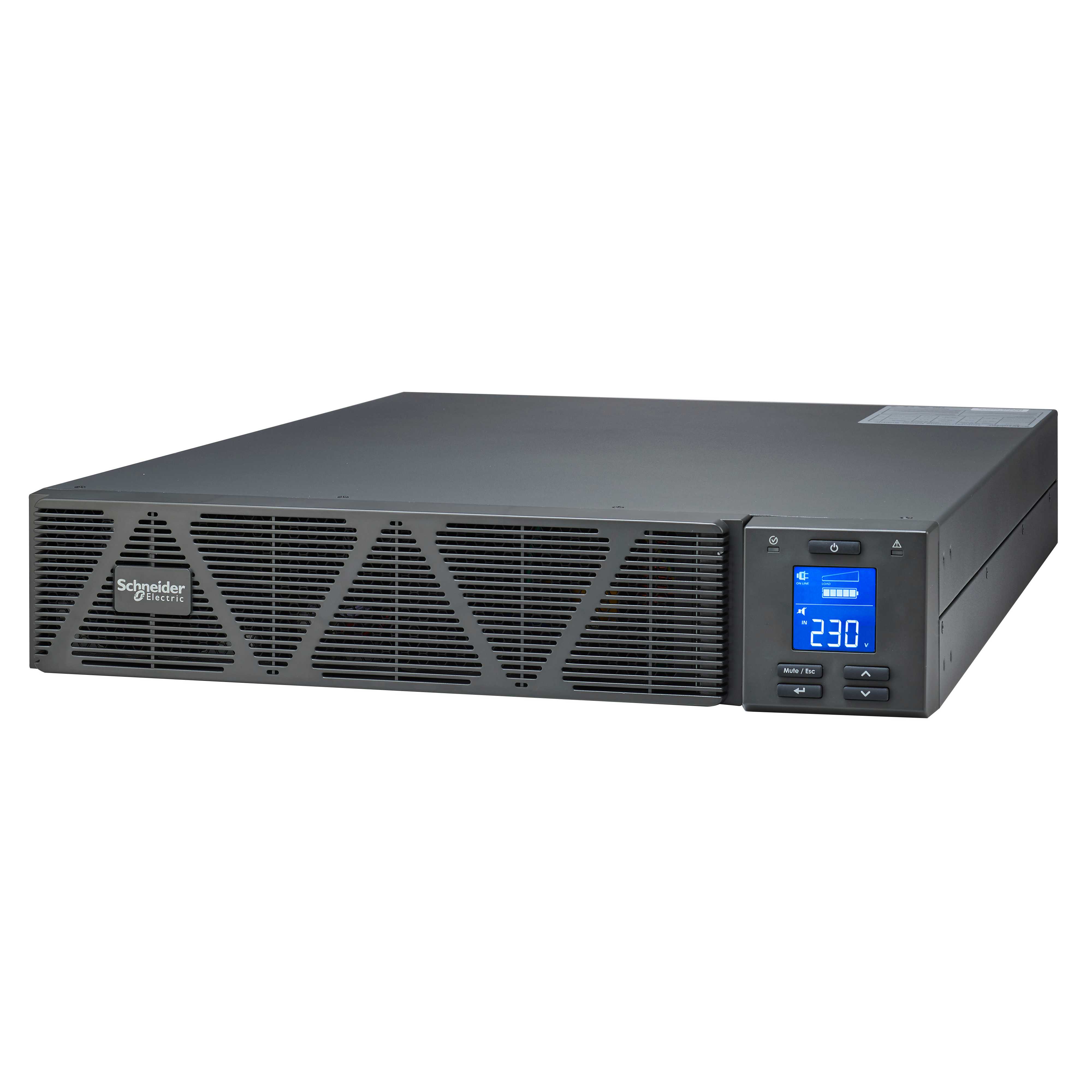 Schneider Electric - Easy UPS SRVS Power modul 2kVA Rack, 230V, for ekstern batteripakke, in: 1x C14, ut: 4x C13
