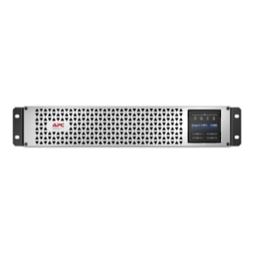 Schneider Electric - SMT Smart-Ups Lithium ion, kort dybde 1kVA med SmartConnect, Rack modell inkl. skinne 2U